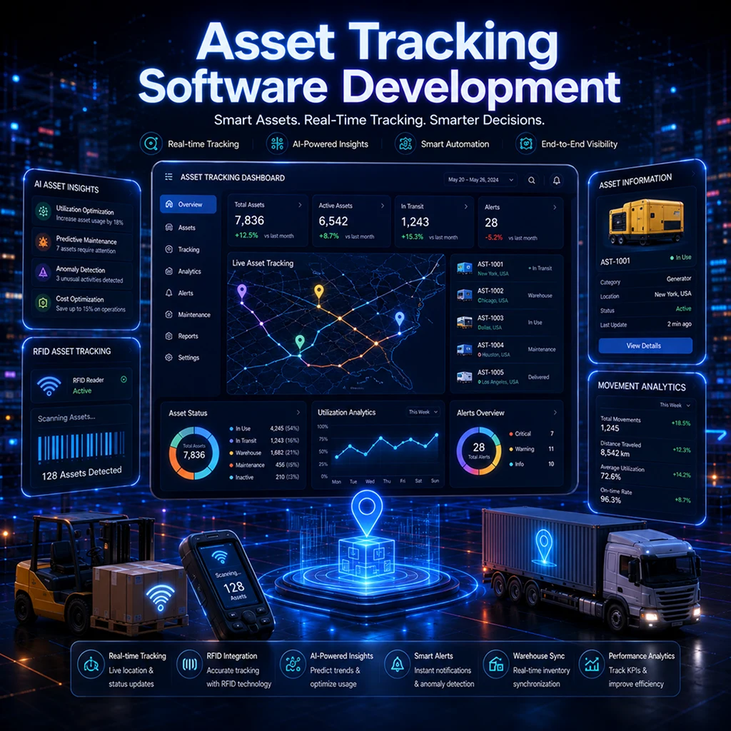 Asset tracking software development solutions